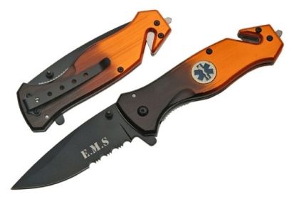 Rite Edge 300202-EM - 4.5" Ems Folding Knife W/Clip