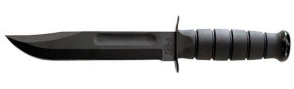 KA-BAR 1211 - Full-size Black KA-BAR- Straight Edge