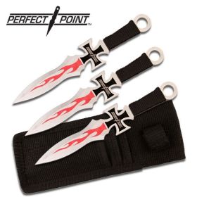 PERFECT POINT PP-020-3 THROWING KNIFE SET