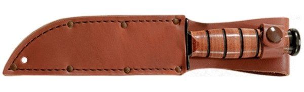 KA-BARÂ® Full-Size Plain Brown Leather Sheath