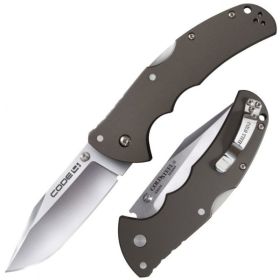 Cold Steel Code 4 Clip Point 4 in Blade Plain with S35VN Steel