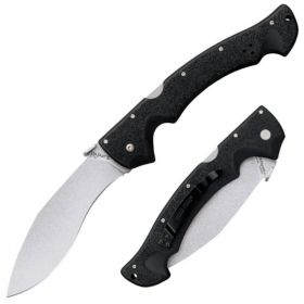 Cold Steel Talwar Folding Knife 5.5" S35VN Satin Plain Blade, Black G10 Handles