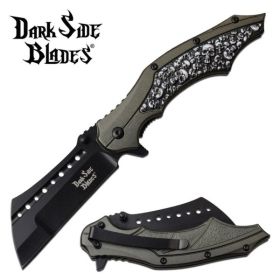 DARK SIDE BLADES DS-A079GY SPRING ASSISTED KNIFE