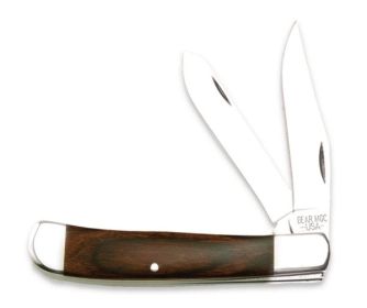 Bear & Son 4 1/8 In. Rosewood 2 Blade Trapper