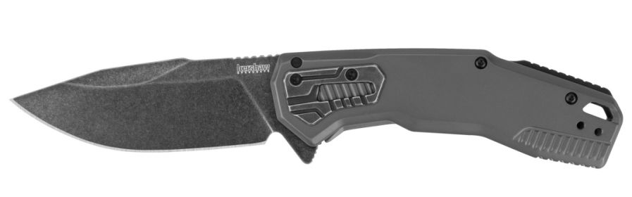 Kershaw 2061 Cannonball Assisted Flipper Knife 3.5 in  D2 BlackWashed