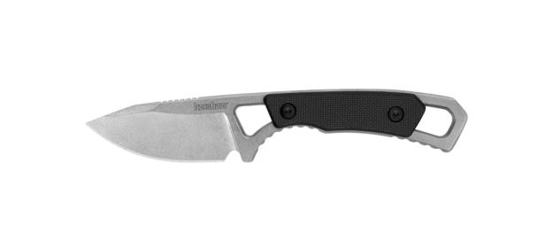 Kershaw 2085 Brace Fixed Blade Neck Knife 2 in Stonewashed Drop Point