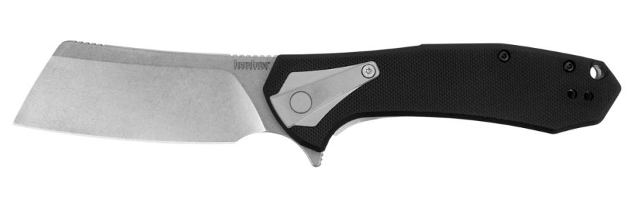 Kershaw 3455 Bracket Assisted Flipper Knife 3.4 in Stonewashed Cleaver