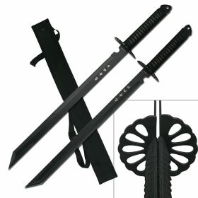 Blades USA Two piece Black 28 in Ninja Sword Set