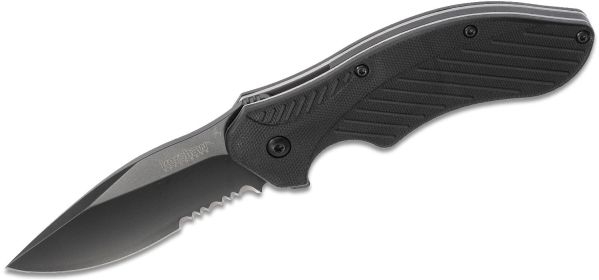 Kershaw Clash Assisted 3.25 in Black Combo Edge GFN Handle