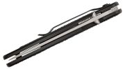 Kershaw Ken Onion Blur Assisted Folding Knife 3.375 in Stonewash Plain Blade, Black Handle