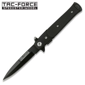 4 Inch Closed Stiletto Style Assisted Knife With G-10 Handle