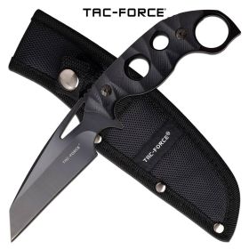 Tac Force Tactical Fixed Blade Knife 8.5 Inch Length Black G10 Handle