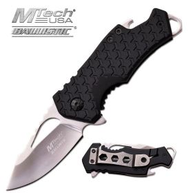 MTech USA 3 Inches Assisted Opening Folder With Black Fiber Handle