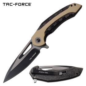 Spring Assist Folding Knife Black 3.5" Blade Tactical Frame-Lock G10