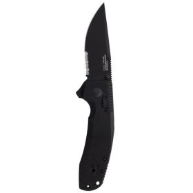 SOG-TAC XR Blackout Partially Serrated